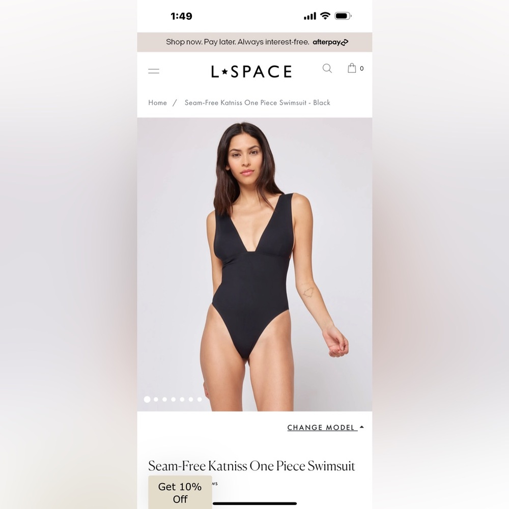 BNWT L*Space Seamless Katniss One Piece Swimsuit